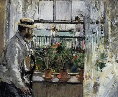 Eugène Manet on the Isle of Wight Berthe Morisot